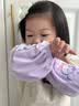 库洛米宝宝袖套小月龄秋冬儿童羽绒服防水护袖防污耐脏婴幼儿套袖 紫色库米【长约17.5cm】 实拍图