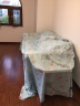 艾维乐沙发遮盖防尘布盖布设备家具遮灰布挡尘盖布遮盖防尘盖布防尘盖巾 潮流前线 3.5X2.7米 方形餐桌+椅子 实拍图