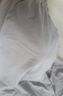 维尼玛希（VeniMasee）睡裤男夏天短裤冰丝大裤衩男居家五分裤薄款宽松大码可外穿家居裤 光面款：中灰 XXL(推荐体重170-200斤) 实拍图