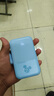Disney迪士尼轻薄充电宝自带线20000毫安快充可上飞机超薄小巧便携女生可爱苹果15/16手机3c认证移动电源 天蓝色 2万毫安 比较厚重-相比图片1万毫安增加1倍 实拍图