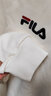 FILA 斐乐官方男装情侣款卫衣秋冬男女同款休闲卫衣加绒保暖上衣 奶盐白-IV（加绒） 180/100A/XL 实拍图