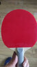 红双喜乒乓球拍专业狂飙3双面反胶碳素底板9星乒乓球拍单拍-发顺丰 天极蓝 长柄横拍【天弓+天极】 实拍图