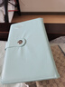 得力(deli)存单收纳夹票据存折收纳本多功能银行单据大容量收纳册 PQ918天蓝色 实拍图