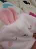 贝肽斯婴儿帽子冬季新生儿柔软胎帽宝宝0-3个月初生舒适高弹护头囟门帽 兔子-粉色 秋冬夹棉 3-12个月（帽围39-45cm） 实拍图