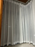 未来式幻影纱窗帘窗纱帘透光不透人卧室防晒隔热客厅阳台飘窗遮光26新款 竖百叶纱-白色（当天发货)（带挂钩） 帘宽1.5m*高1.5m挂钩款1片 实拍图