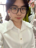 初申长袖衬衫女设计感气质小尖领通勤休闲白衬衣上衣S136C2803 实拍图