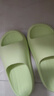 京东京造【泡泡云】踩屎感厚底轻盈防滑外穿拖鞋新款拖鞋女士 浅绿35-36 实拍图