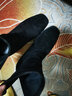 千百度（C.BANNER）女鞋冬款时装靴时尚弹力袜靴瘦靴靴子A22520008 黑色(薄绒) 39  实拍图