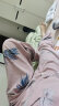 嫚熙（EMXEE）月子服哺乳外衣夏季孕妇睡衣纯棉产后家居服哺乳衣 180g粉色仙鹤印花（两件套） M 晒单实拍图