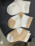 aqpa婴儿袜子新生儿宝宝纯棉有机棉袜中筒毛巾袜加厚冬季保暖袜3双装 毛巾袜（白色+绿色+绿白) 0-3月（6-8cm)三双装 实拍图