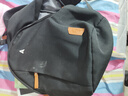 奇中 原创设计书包男生大学生ins小众简约休闲潮流小学生大容量背包女 日系韩版原宿高中生初中生双肩包 黑色 实拍图