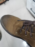 马登工装靴男士复古马丁靴英伦风高帮棕色皮鞋加绒休闲户外沙漠靴子 黄棕色 44 (270mm) 实拍图