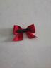 儿童发绳韩版儿童蝴蝶结发夹可爱女童侧边夹发饰对夹小女孩头饰 1#红色对夹 实拍图