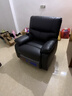 芝华仕（CHEERS）头等舱布单椅电动功能布艺单人沙发客厅懒人椅摇转芝华士9780黑 实拍图