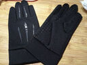 杨饰公子手套男冬季保暖骑行手套触屏防滑防泼水开车摩托车漏二指钓鱼手套 二指灰色【加绒加厚】 均码 实拍图