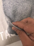 蒙羊王羊毛裤男100%纯羊毛男士保暖裤冬季加厚针织打底裤毛裤毛线裤男 男士浅灰-中厚 3XL 实拍图