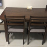 家逸餐桌实木家用吃饭桌子现代简约餐桌椅组合小户型新中式1.2米+4椅 实拍图
