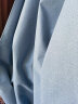 铭聚布艺（MINGJU） 窗帘全遮光简约成品窗帘布椰子麻蓝色挂钩式2.5米宽*2.4米高1片 实拍图