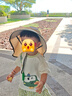 Kocotreekk树儿童防晒帽防紫外线宝宝遮阳帽夏季男童女童太阳帽沙滩大帽檐 实拍图