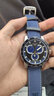 天梭（TISSOT）【官方授权店】 瑞士手表 新款速敢系列黑武士计时码运动防水男表 蓝盘织带T125.617.17.051.03 实拍图