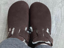 Devo软木鞋时尚两穿单鞋休闲舒适勃肯鞋平跟时尚半拖踩跟女鞋 56144 深棕反绒皮 36 （建议拍小一码） 实拍图
