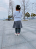 衣诺坊女童百褶裙演出服礼服英伦风短裙校园合唱服黑色西装校服园服六一 实拍图
