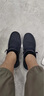 斯凯奇（Skechers）男鞋夏季商务休闲鞋季百搭时尚帆布鞋舒适复古一脚蹬66387 蓝色/BLU 42 实拍图