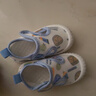 绫庭鹰夏季0-1-3岁宝宝网鞋2男童软底透气学步鞋女宝宝防滑单鞋婴儿凉鞋 2238蓝色 脚长加1cm选择尺码 19 130mm 实拍图