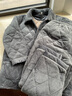 雅鹿睡衣男士秋冬季珊瑚绒加厚加绒三层夹棉中老年睡衣女士家居服套装 灰色(男款冬天保暖套装) 3XL （推荐160-180斤） 实拍图