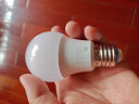 美的（Midea）LED灯泡节能E27大螺口螺纹家用光源 9瓦暖白光球泡单只装 实拍图