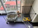 蔻丝狗笼子中小型犬带厕所家用加粗加密宠物幼犬狗狗笼子围栏柯基泰迪 【109*49*57】升级底网加深加高 升级款：脚垫+滑轮+托盘+扎带 实拍图