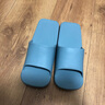 MUJI男女通用 室内用浴室拖鞋 男式女式 洗澡防滑凉鞋一字拖 烟熏蓝色 L 275mm/45码(2.5) 实拍图
