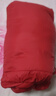 迷你巴拉儿童羽绒服男女童厚款保暖连帽棉服防风保暖羽绒外套【防水透湿】 中国红 150 实拍图