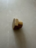 一靓黄铜加厚4分内外丝水管堵头四分三角阀堵帽水龙头堵塞头防爆20闷头 特厚款：4分外丝堵头【铜本色】 实拍图