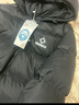 准者长款羽绒服男女情侣款春夏白鸭绒连帽保暖防风加厚运动外套 纯正黑 S (165) 实拍图