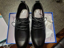 意尔康男鞋圆头商务正装鞋春秋单鞋系带皮鞋德比婚鞋 53449W 黑色 42 实拍图