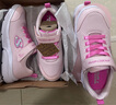 Skechers斯凯奇童鞋女童运动鞋大童儿童小白鞋魔术贴休闲跑步鞋303522L 实拍图