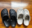 卡骆驰（CROCS）洞洞鞋贝雅男鞋女鞋轻便耐磨一脚蹬拖鞋休闲鞋|10126 卵石色-2V3 43 (270mm) 实拍图