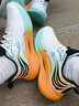 回力男鞋保暖运动鞋男冬季新款加绒棉鞋男百搭鞋子男 白绿桔网面款 42 实拍图