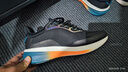 361°运动鞋男鞋雨屏7秋季雨天通勤鞋防泼水防滑黑色跑鞋子男 曜石黑/甜派橙 41 实拍图