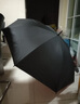 泽时雨（zeshiyu）泽时雨高端雨伞男士超大商务伞加厚自动长柄双人大伞高尔夫定做制 双层超大135CM外黑内黑 实拍图