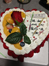 京集男女朋友老婆玫瑰花生日蛋糕同城配送当天求婚礼物表白2磅8英寸 实拍图