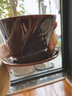 卡丽塔（Kalita）日本进口kalita卡丽塔咖啡壶套装滤杯陶瓷过滤器滴漏式滤纸分享壶 101棕色咖啡滤杯 实拍图