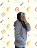 鸭鸭（YAYA）佟丽娅同款轻薄羽绒服女新款秋冬季休闲短款连帽保暖轻便韩版外套 浅蓝色 M 实拍图