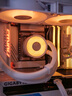 超频三（PCCOOLER）DA360 PRO ARGB WH一体式CPU水冷散热器（大面积发光/可旋转冷头/隐藏走线/支持1700 AM5） 实拍图