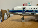 翊玄玩具 儿童飞机玩具东方航空客机模型仿真合金飞机响声亮灯回力带底座 实拍图