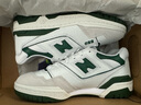 NEW BALANCE  NB550 官方板鞋男鞋女鞋情侣复古低帮百搭潮鞋休闲运动鞋 白色/浅灰/墨绿 BB550WT1 38 (脚长23.5cm) 实拍图