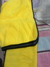 美家日记抹布 黄灰双面抹布75*35cm*2条洗车毛巾擦车抹布吸水纤维绒清洁巾 实拍图