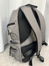 智纳双肩包男女书包休闲潮流背包大容量初中高中大学生笔记本电脑包 灰色【放15.6英寸】 实拍图