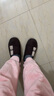 回力日式情侣棉拖鞋秋冬居家保暖加绒软弹底棉鞋HL0223深棕色44-45码 实拍图